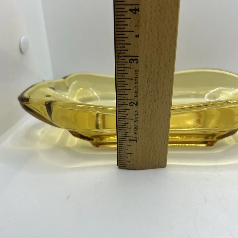 VINTAGE‎ BROWN GLASS BANANA SPLIT SUNDAE BOAT DISH